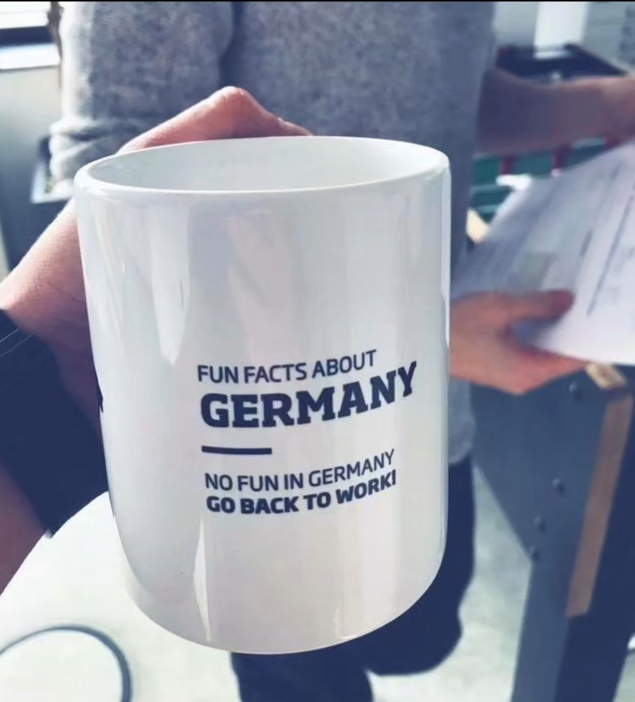 Fun facts about Germany: no fun in Germany, get back to work!